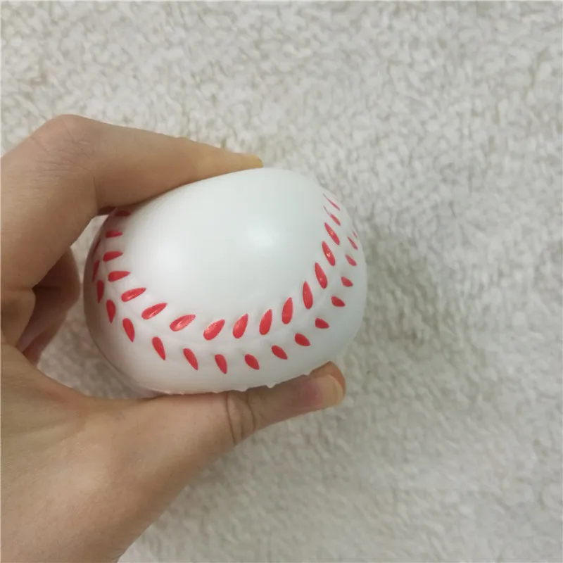 12pcs 6.3CM Anti Stress Relief Squeeze Football Baseball Basketball Tennis Soccer Soft Rubber PU Foam Ball Toys for Boys Kids