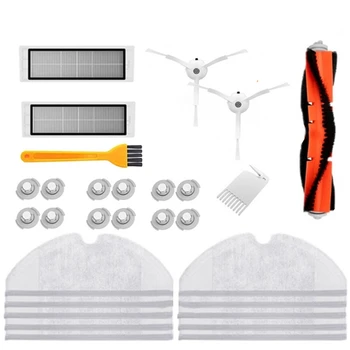 

29Pcs Side Brush Roll Brush HEPA Filter for Xiaomi Roborock S50 S51 S55 S5 S6 Vacuum Cleaner Spare Parts Kits