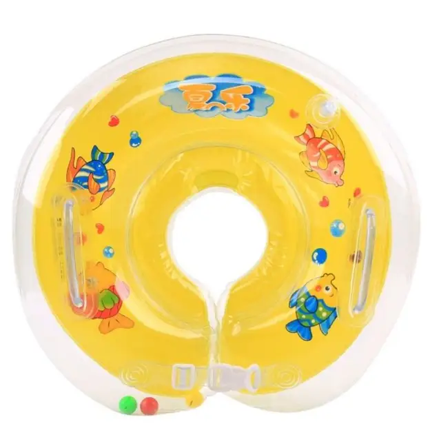 Swimming Pool Kid Accessories Swim Neck Ring Baby Inflatable Float Ring Safety Infant Baby Neck Float Circle Bathing Accessories 4