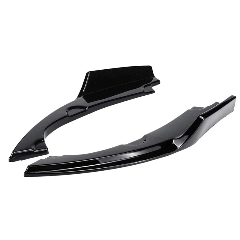 2Pcs Car Rear Bumper Lip Splitter Lower Corner Valance Covers Spoilers Apron Corner Valance for Honda for Civic 4DR