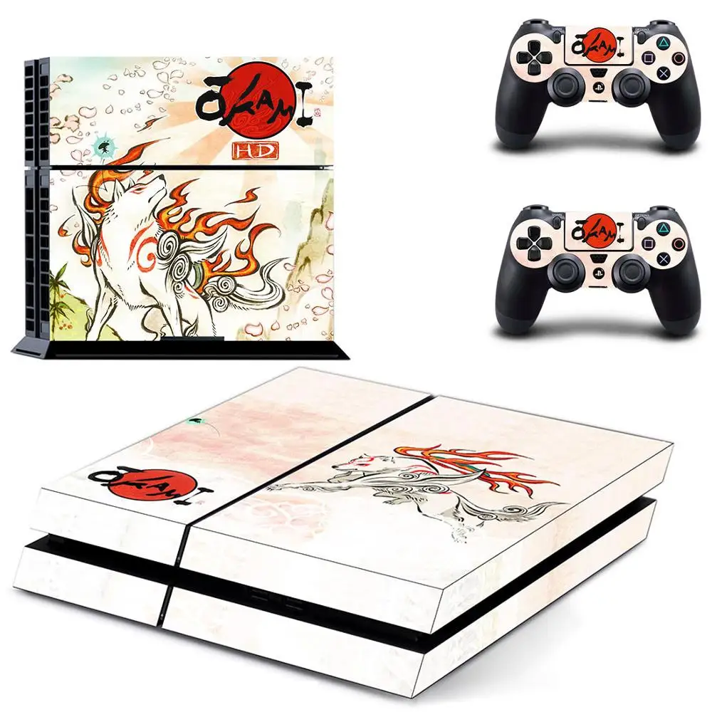 GYTM1307 Okami PS4 наклейка s PS 4 Виниловая наклейка для кожи Play station 4 наклейки Pegatinas Adesivos для консоли playstation 4 и 2 контроллера - Цвет: GYTM1307