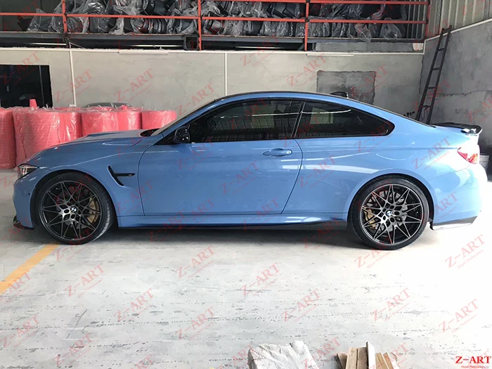 Боковые юбки Z-ART из углеродного волокна для BMW M3 M4 2013-2019 боковые борта F80 F82 F83