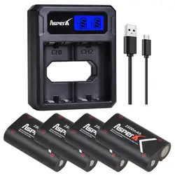 4x 2500mAh Xbox One 2500mAh Battery Bateria + LCD Dual USB Charger for Xbox One / Xbox One S/Xbox One X/Xbox One Elite Gamepads 4x 2500mAh Xbox One 2500mAh Battery Bateria + LCD Dual USB Charger for Xbox One / Xbox One S/Xbox One X/Xbox One Elite Gamepads