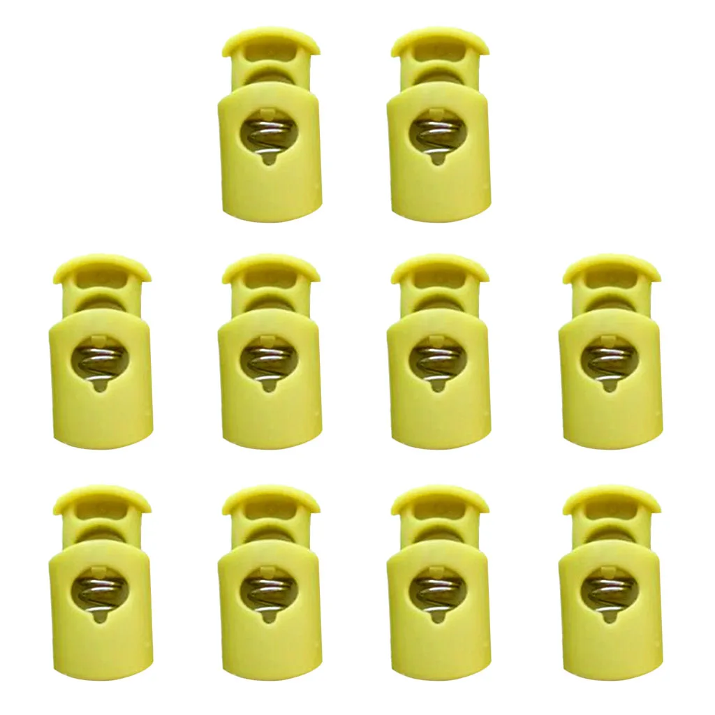 Pack Of 10pcs Barrel Cord Lock Toggle Stopper For Paracord/ Bungee Cord/ Accessory Cordage/ Drawstrings