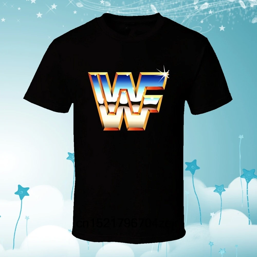 T shirt Wanita Logo WWF Federasi Gulat 