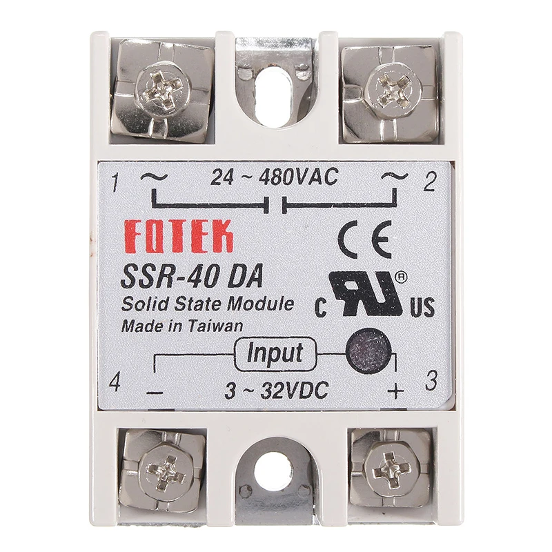 Цифровой 220V AC PID REX-C100 регулятор температуры Max.40A SSR K термопара