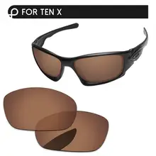 Papaviva медь коричневый поляризованные Сменные линзы для десяти X OO9128 Солнцезащитные очки Рамка UVA и UVB Защита