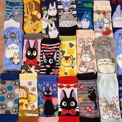 Women's Socks Hayao Miyazaki My Neighbor Totoro Spring Summer New Creative Socks Cute Fresh Cotton Comfortable Japan Cartoon