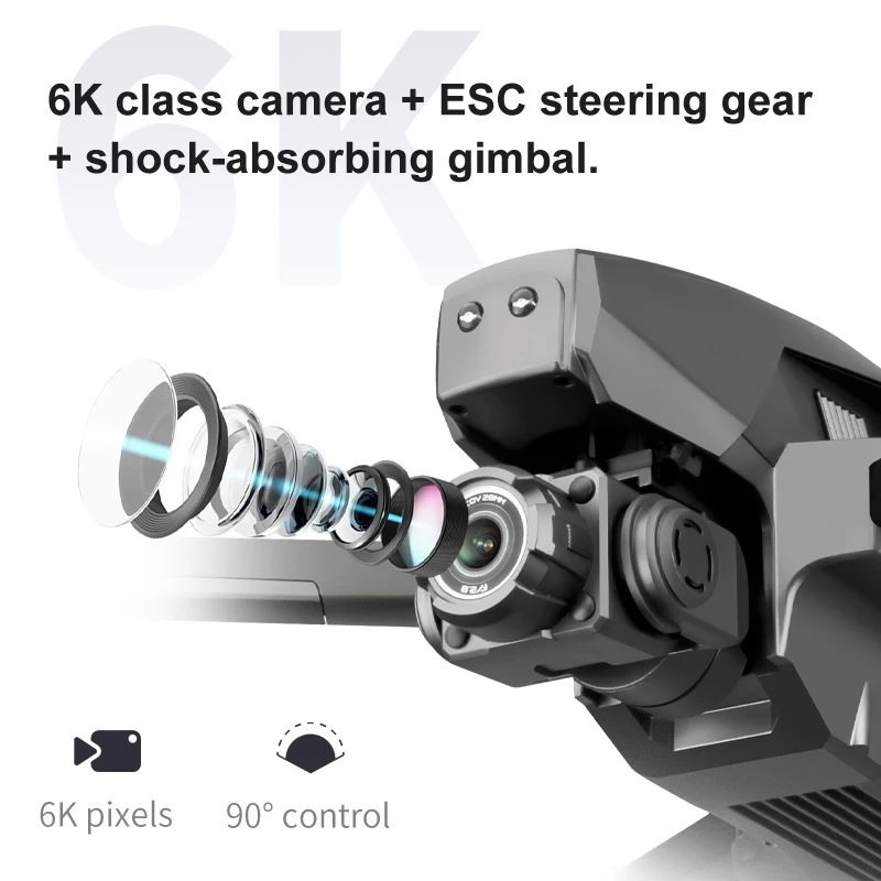 4DRC 2021 M1 Pro 2 drone 4k HD mechanical 2-Axis gimbal camera 5G wifi gps system supports TF card drones distance 1.6km