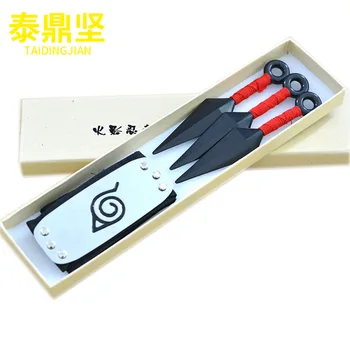 

Top Quality Anime NARUTO Konoha Ninja Kakashi Cosplay Prop Kunai Knives Weapons Armor Child Adult Throwing Darts Accessories New