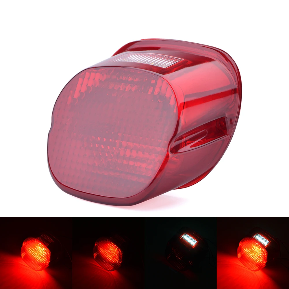 JAER мотоцикл светодиодный задний фонарь тормоза Стоп лампа для Harley XL FLHR FXST FXSTB FXSTC FLST FLSTFFLSTSB