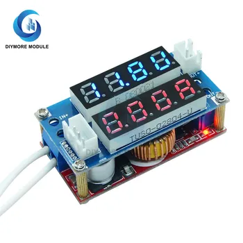 

5A 75W Step Down Power Supply 5V-32V to 1.27V-30V Buck Converter CC CV with Voltmeter Ammeter LED Display For Charging