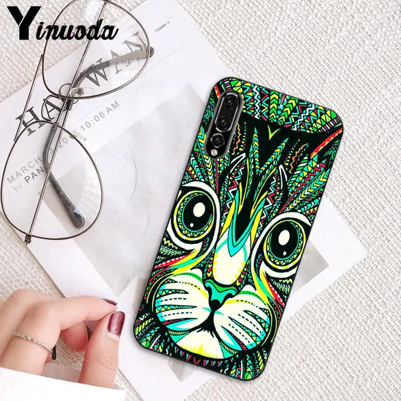 A9 Yinuoda животное лев волк Сова Слон Лев для телефона С Рисунком Тигра чехол для huawei P20 P30 P20Pro P20Lite P30Lite P Smart P10Lite - Цвет: A9
