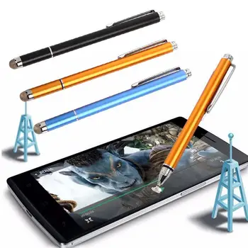 

Capacitive Pen Table Digital Product Electronics Supplies Drawing 2 in 1 Metal Durable Sensitive Stylus Pen for for iPhone IPad