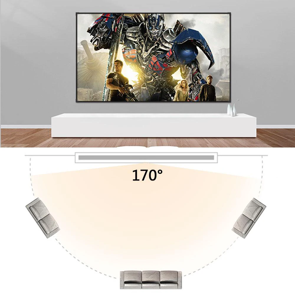 Salange проектор экран портативный pantalla proyector 60 100 120 дюймов 16:9 полиэстер открытый