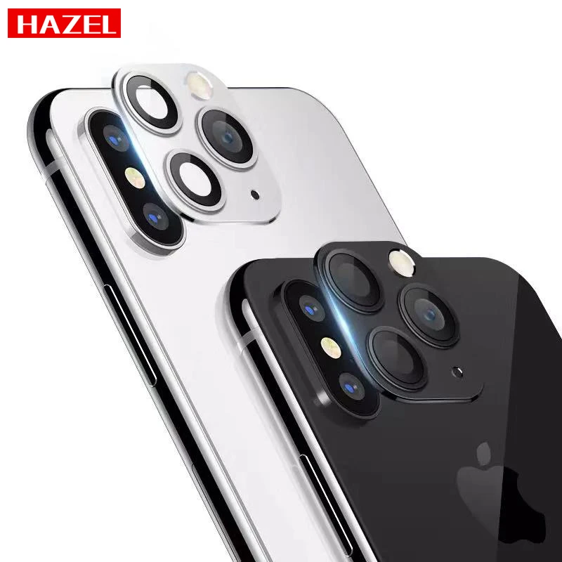 Подходит для iPhone Apple 10 X XS MAX Seconds изменить для iPhone 11 PRO MAX наклейка на рассеиватель Модифицированная крышка камеры чехол из титанового сплава