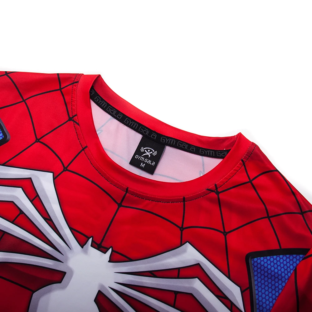 Into the Spider-Verse 3D печатные футболки для мужчин Человек-паук компрессионные рубашки топы Мужские комиксы Косплей Костюм