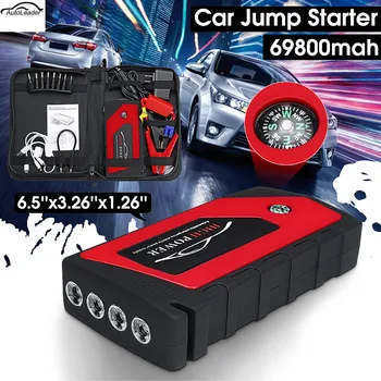 

Car Jump Starter Emergency Starting Device 4USB 69800mAh 12V LED Light Mobile Power Bank Car Charger Battery Booster