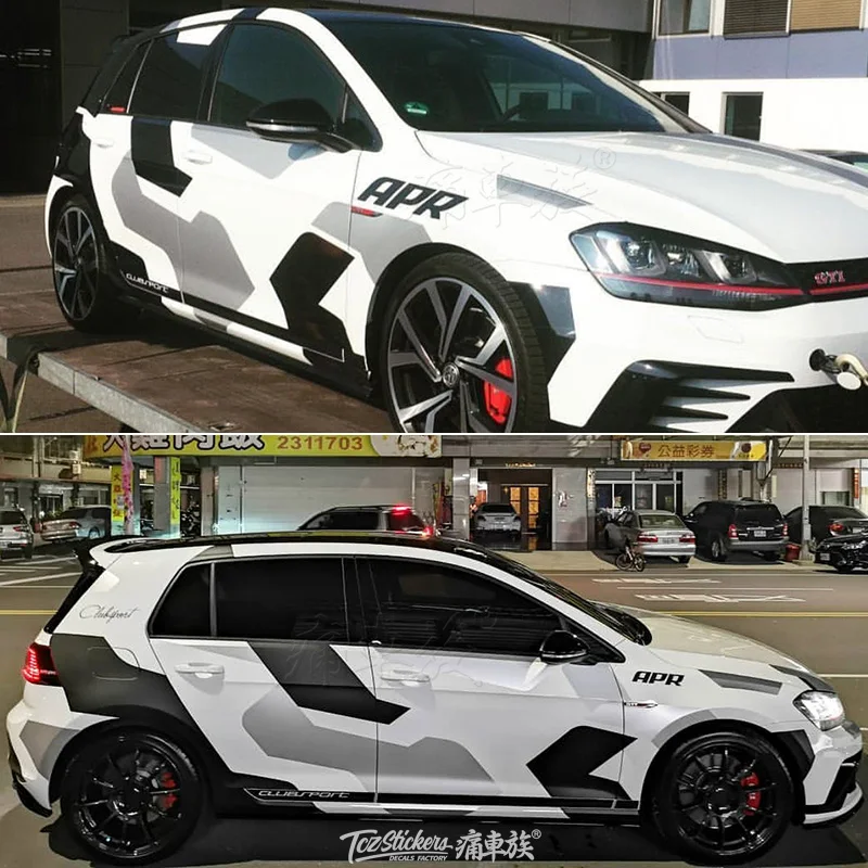 

Car sticker FOR Volkswagen Golf 7.5 GTI body appearance personalized custom car pull flower sticker decal