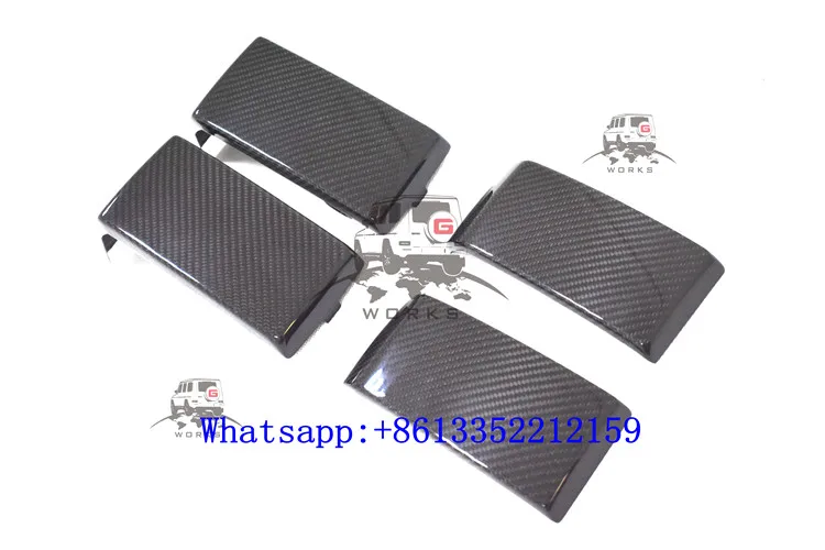 G class w464 G63 G500 eurocar style front bumper rear bumper cover for G wagon w463A G500 G63 dry carbon fiber bumper cover (2)