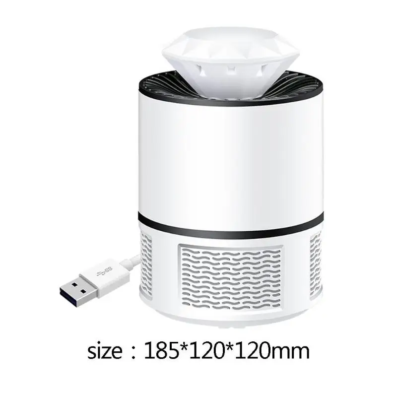 Mosquito Killer USB Электрический комаров Killer лампа Фотокатализ немой домашний светодиодный жучок ловушка для насекомых Zapper ловушка без излучения