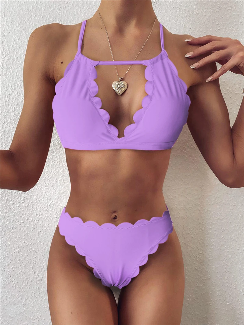 2020 Sexy Bikinis Swimsuit Women Bandage Printing Swimwear Underwire Bikini Set Tie-dye Gradient Bathing Suits Summer Beach Wear