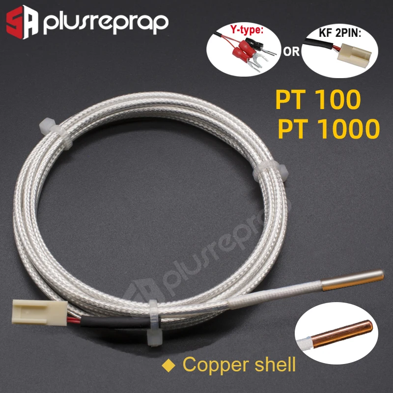 Ultimaker 2 Um2 Pt100 Sensore Termocoppia Sensore 3*15*1000Mm / 1500Mm Hotend Temperatura Sesnor Parti Della Stampante 3D