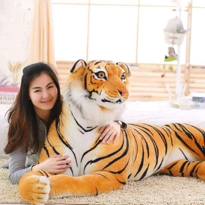 

Hot Selling Model Tiger Creative Cartoon Plush Toy Doll-Processing Customizable Logo Recruit Agents