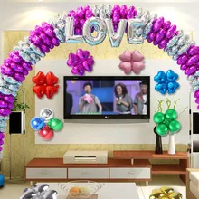 [Нейлоновый материал] четырехколесная Арка с воздушными шарами вечерние декоративный шарик воздушный шар из фольги Свадебный шар четырехколесный шар