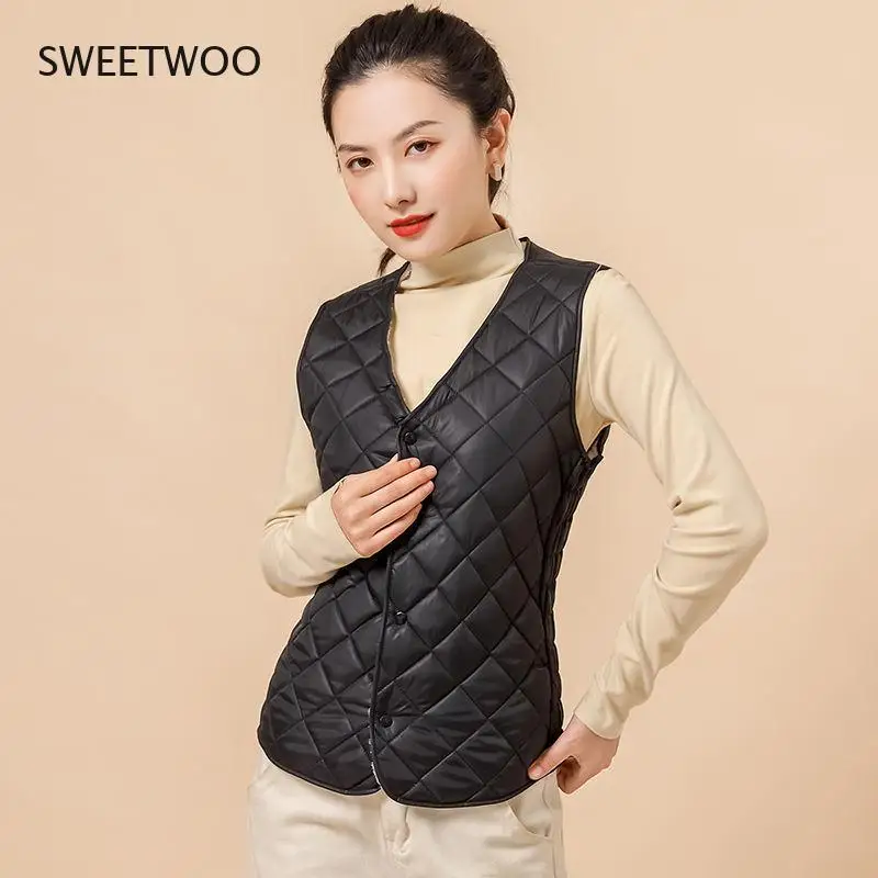 Woman Jacket Vest Autumn Winter down 