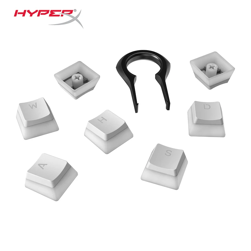 Клавиши HyperX с колпачком для клавиш Double Shot PBT прозрачным пудингом в двухслойном