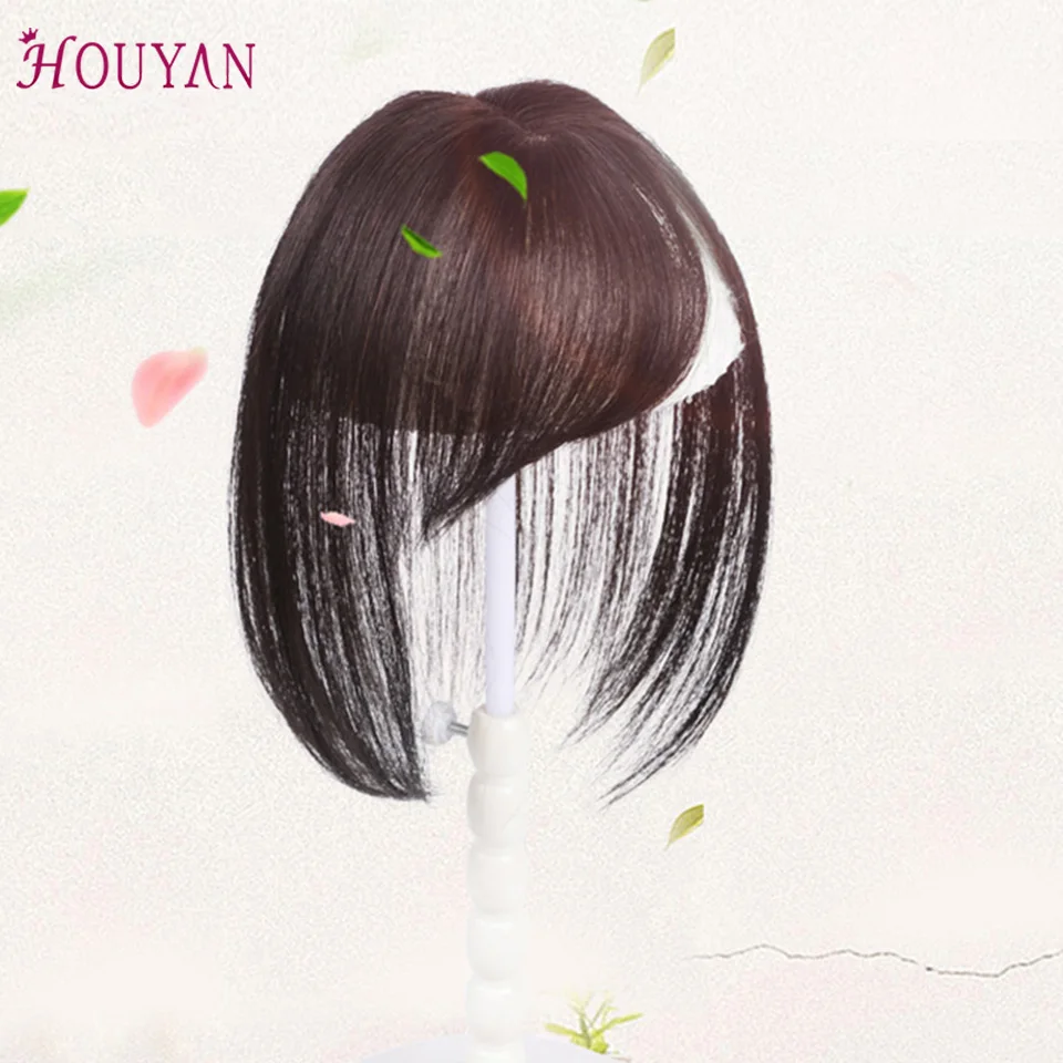 

HOUYAN 3D Bangs Clip In Bangs High Quality Hair Bangs Clip In One Piece Striaght Fringe Hairpiece
