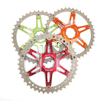 

FOURIERS CR-DX008-SK2 MTB Bike Chain-rings Bicycle Freewheel Cassette Tool 40T 42T Suitable for Shimano 10 Speed Cassettes