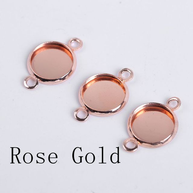 Cabochon Base Tray Bezels Bracelet Necklace Diy Accessories Blank Charms Pendant Setting Base For Jewelry Making