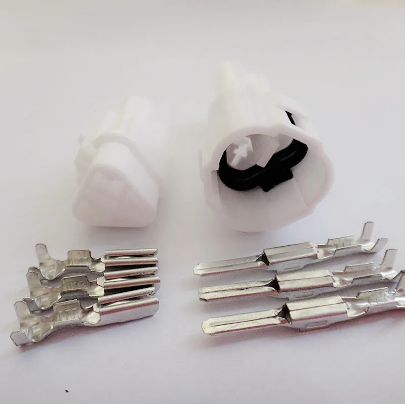 10 компл./лот 3 Pin 3 Way MT090 герметичный мотоциклетный мужской и женский разъем с клеммами и уплотнениями 6187-3231 6180-3241