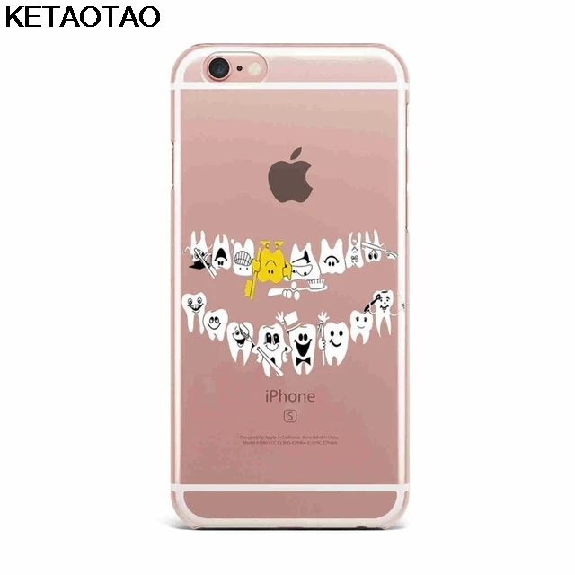 Бежевый KETAOTAO доктор стоматолог стетоскоп телефон чехол s для iPhone 4 5C 5S 6S 7 8 Plus XR XS Max чехол кристально чистый мягкий TPU чехол s - Цвет: Бежевый