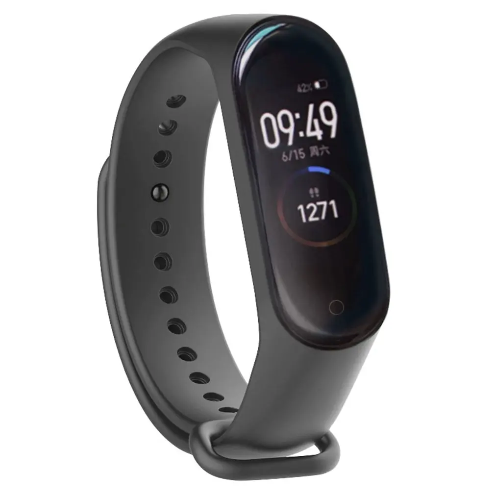 Красочные mi band 4 аксессуары pulseira mi band 4 ремешок сменный силиконовый ремешок для xiaomi mi4 умный Браслет