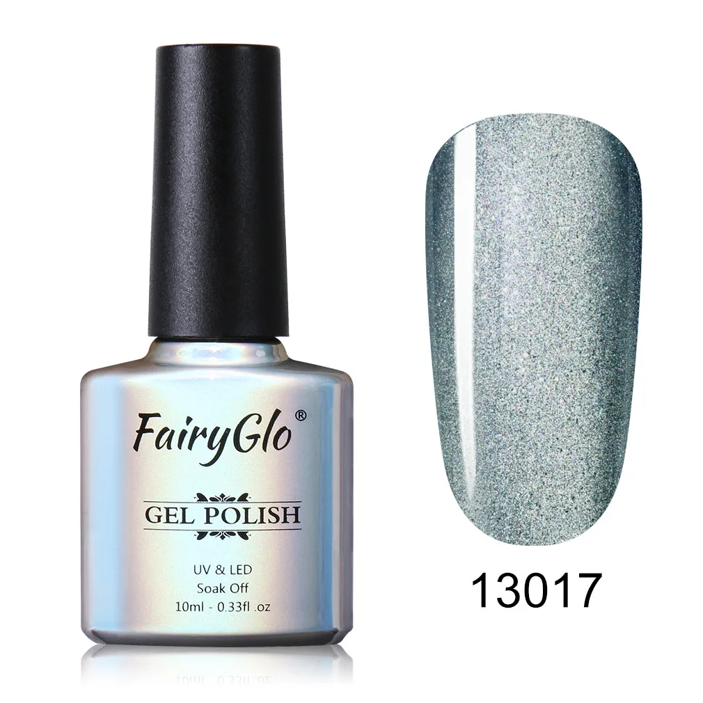 13017 FairyGlo, 10 мл, 5D, кошачий глаз, УФ-гель для ногтей, хамелеон, магический Гель-лак для ногтей, нужен магнит, палочка, Полупостоянный Гель-лак - Цвет: 13017