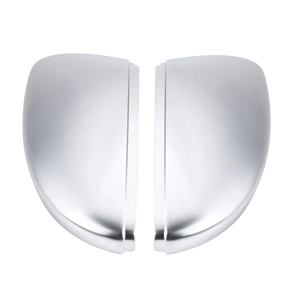 

1 Pair Rearview Mirror Shell Cover Cap Matte Chrome Housing for Passat for CC EOS for Jetta Scirocco for Beetle Bora C-TREK