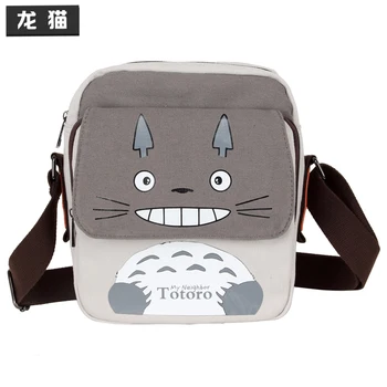 

My Neighbor Totoro Anime Shoulder Bag Mens Messenger Bags Womens Fashion Mini Handbag Canvas Crossbody Bag
