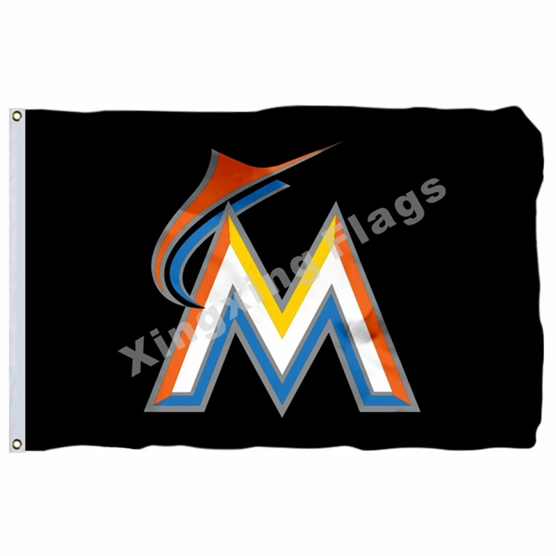 Флаг чемпионов из серии "Marlins World", 3ft X 5ft, полиэстеровый баннер, Размер № 4, 90X150 см, пользовательский флаг - Цвет: B1