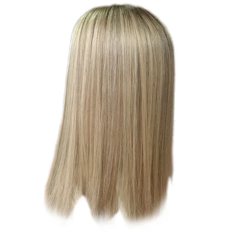 Tsingtaowigs изготовленные на заказ европейские натуральные волосы необработанные волосы прямой еврейский парик Лучшие парики