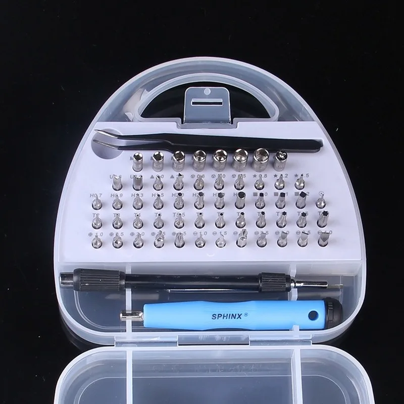 58 in 1 multi-function screwdriver set repair mobile phone watch tablet disassemble plum socket tool tool set 58 in 1 multi-function screwdriver set repair mobile phone watch tablet disassemble plum socket tool tool set