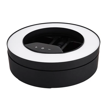 

Ring Light with Stand and 2 Small Storages Brackets 8Inch Desk Ring Light for YouTube Video Photography Live Streaming