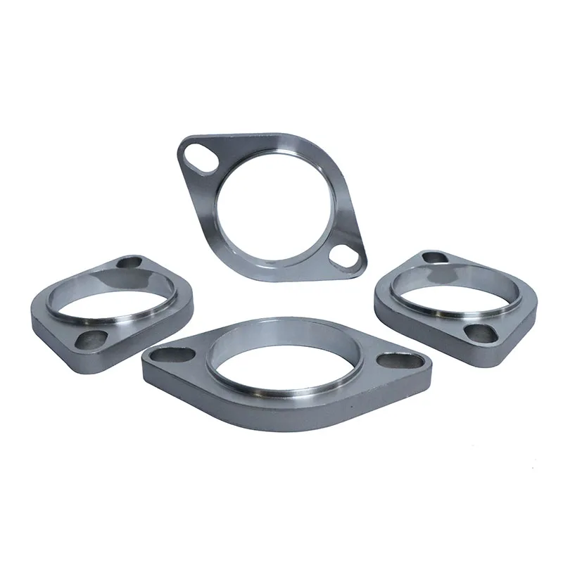 Exhaust pipe joint 1pcs car Accessories Universal stainless steel exhaust muffler flange exhaust pipe connection 51mm 63mm 76mm joint