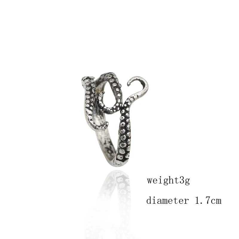 Punky-de-La-Vendimia-de-Acero-de-Titanio-de-Acero-Inoxidable-Anillo-Pulpo-Tent-culos-de (1)