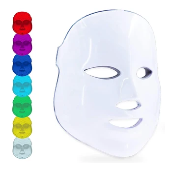 

Photon LED Facial Mask Therapy 7 colors LED Light Skin Care Rejuvenation Wrinkle Acne Removal Face Beauty Care