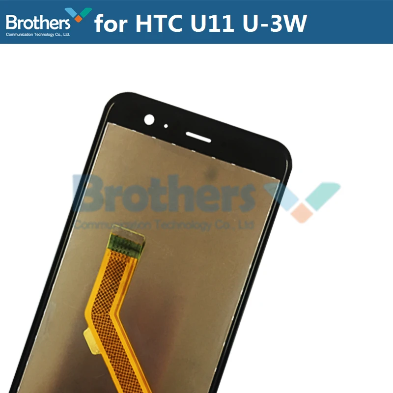 Skup Ekran LCD do HTC U11 U 3W wyświetlacz LCD z ramką przycisk dotykowy Digitizer do HTC U11 montaż LCD 5.5 wymiana góry