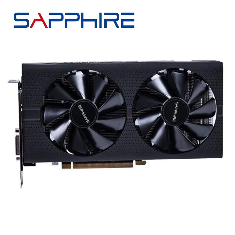 Б/у видеокарты SAPPHIRE RX 570 4 Гб GPU AMD Radeon RX500 4G 256bit для настольного ПК компьютерных игр
