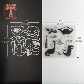 

dinosaur metal Cutting Dies stamps and dies 2020 DIY Scrapbooking Stencils Paper Album Cards Embossing clear stamp stampin up